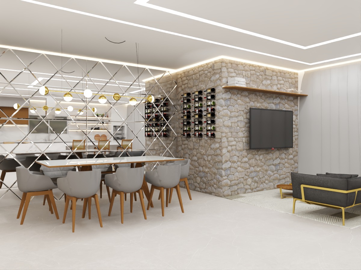 Empresário fechando projeto corporativo no escritório
